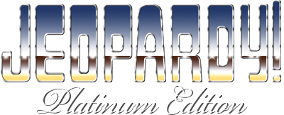 Jeopardy Platinum Edition logo for GameBoy